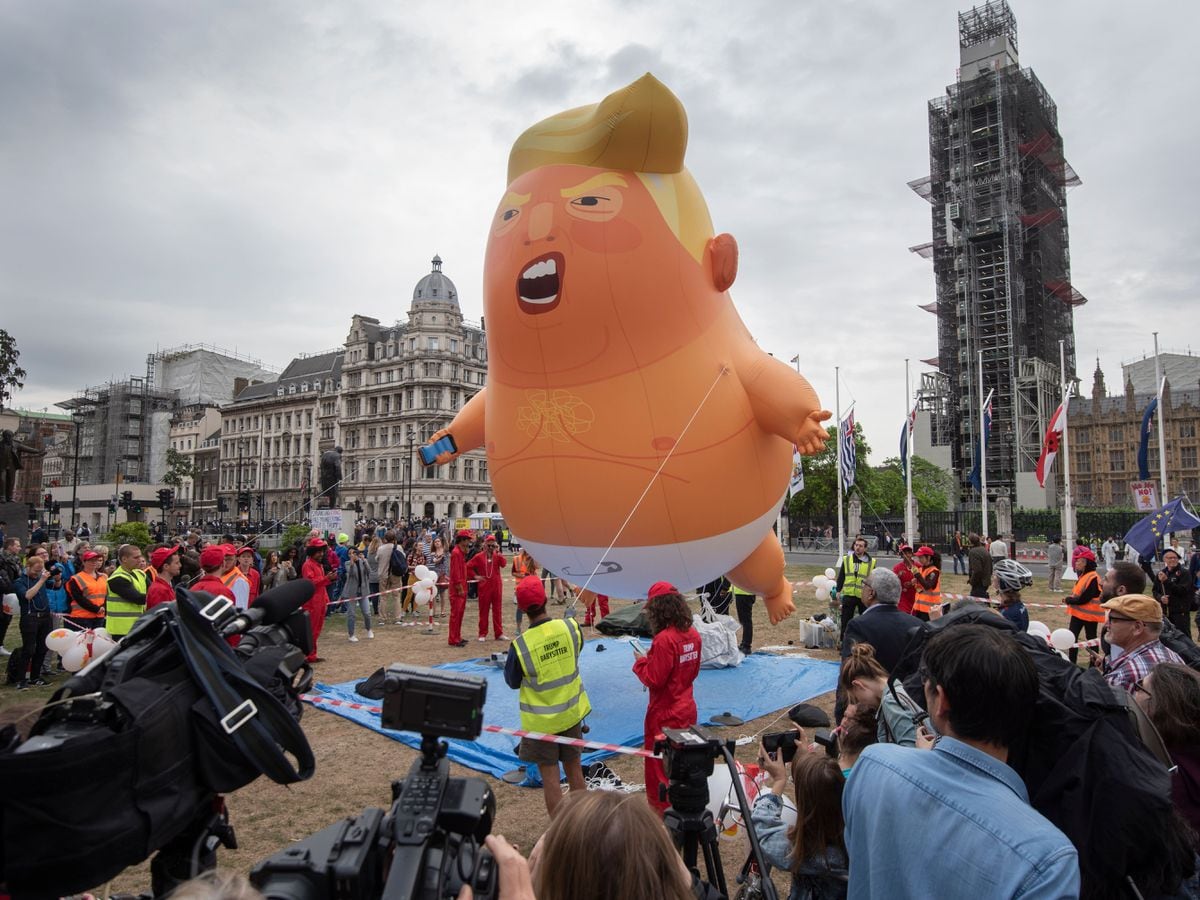 Trump Baby Blimp Inflated Again To Establish ‘how Best To Preserve It ...