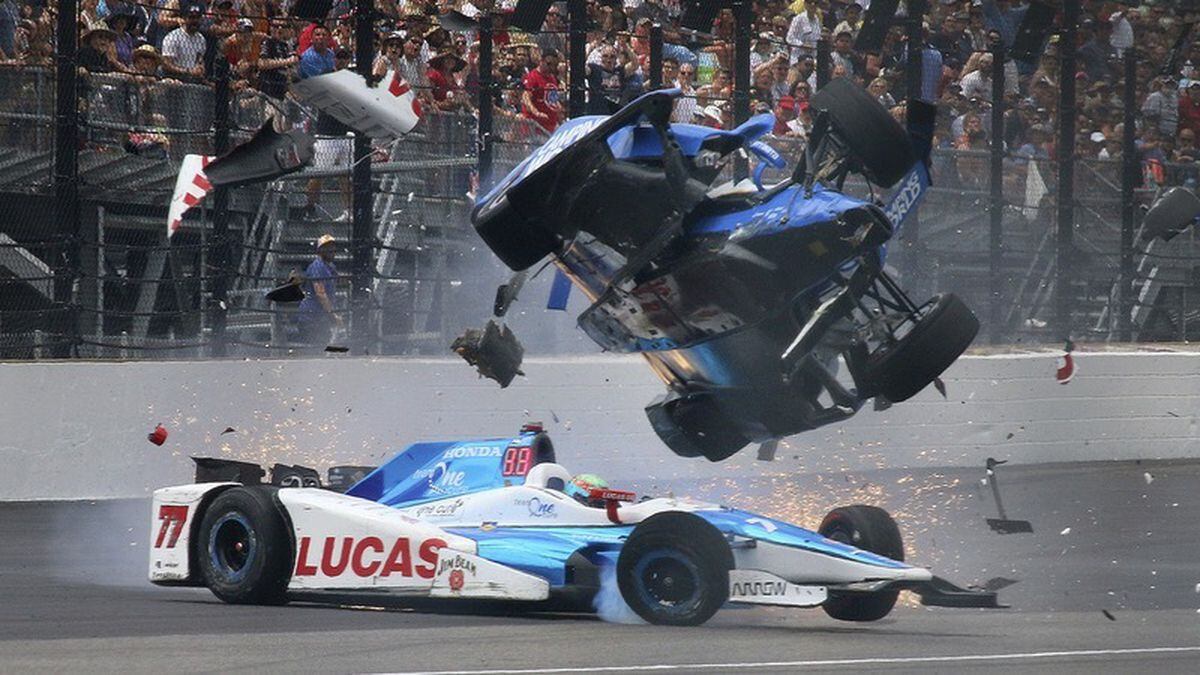 This Indy 500 crash is horrific but somehow the driver walked away