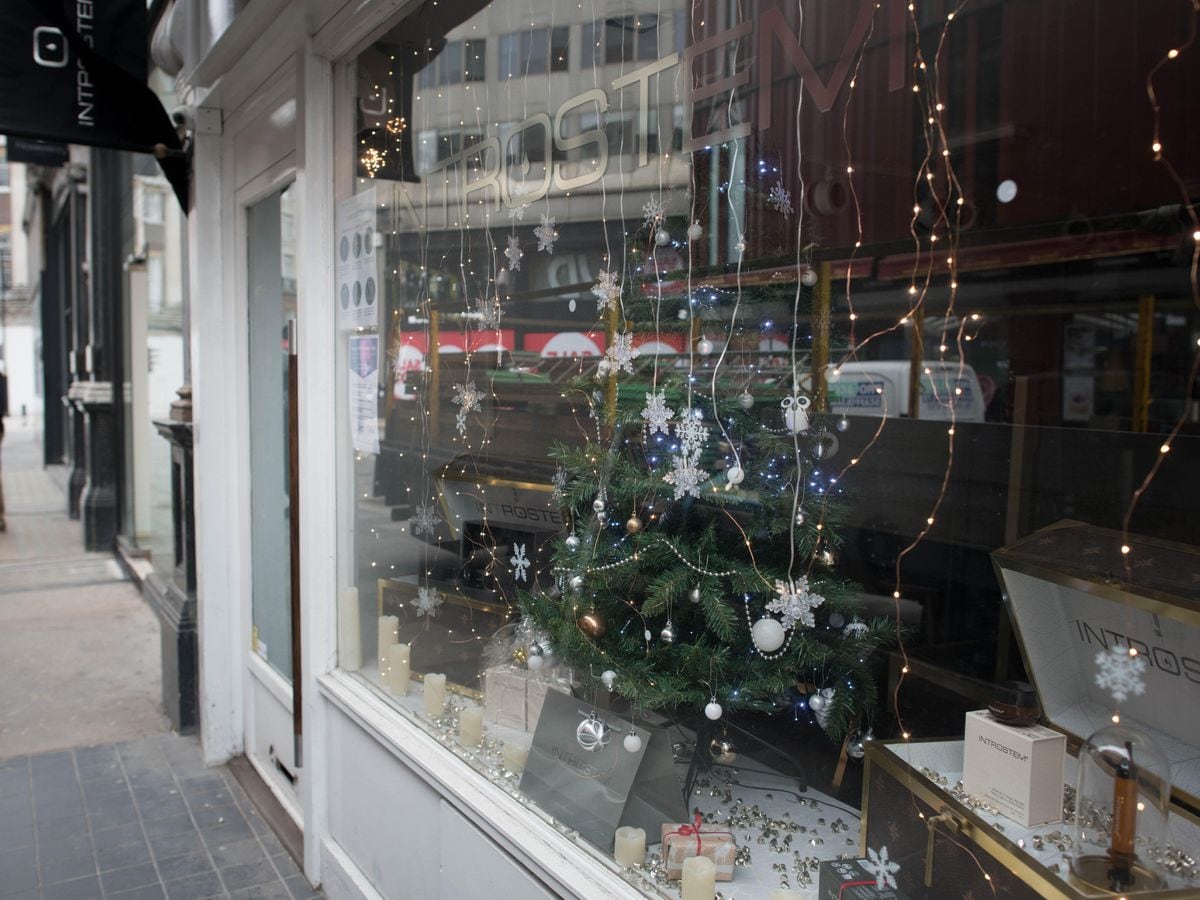 Shops stuck with Christmas displays ‘look forward to post-lockdown lift