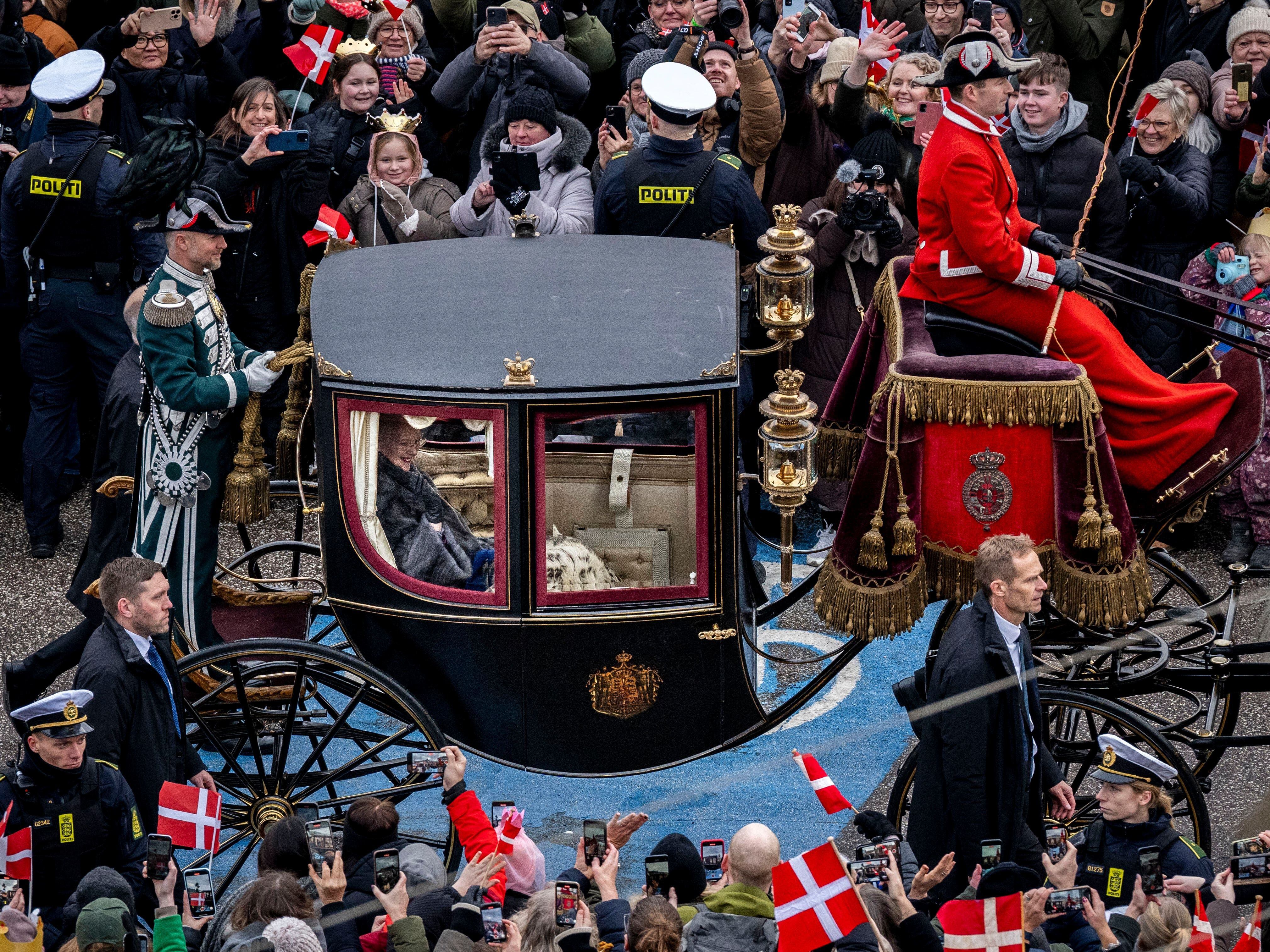Denmark’s Queen Margrethe signs historic abdication