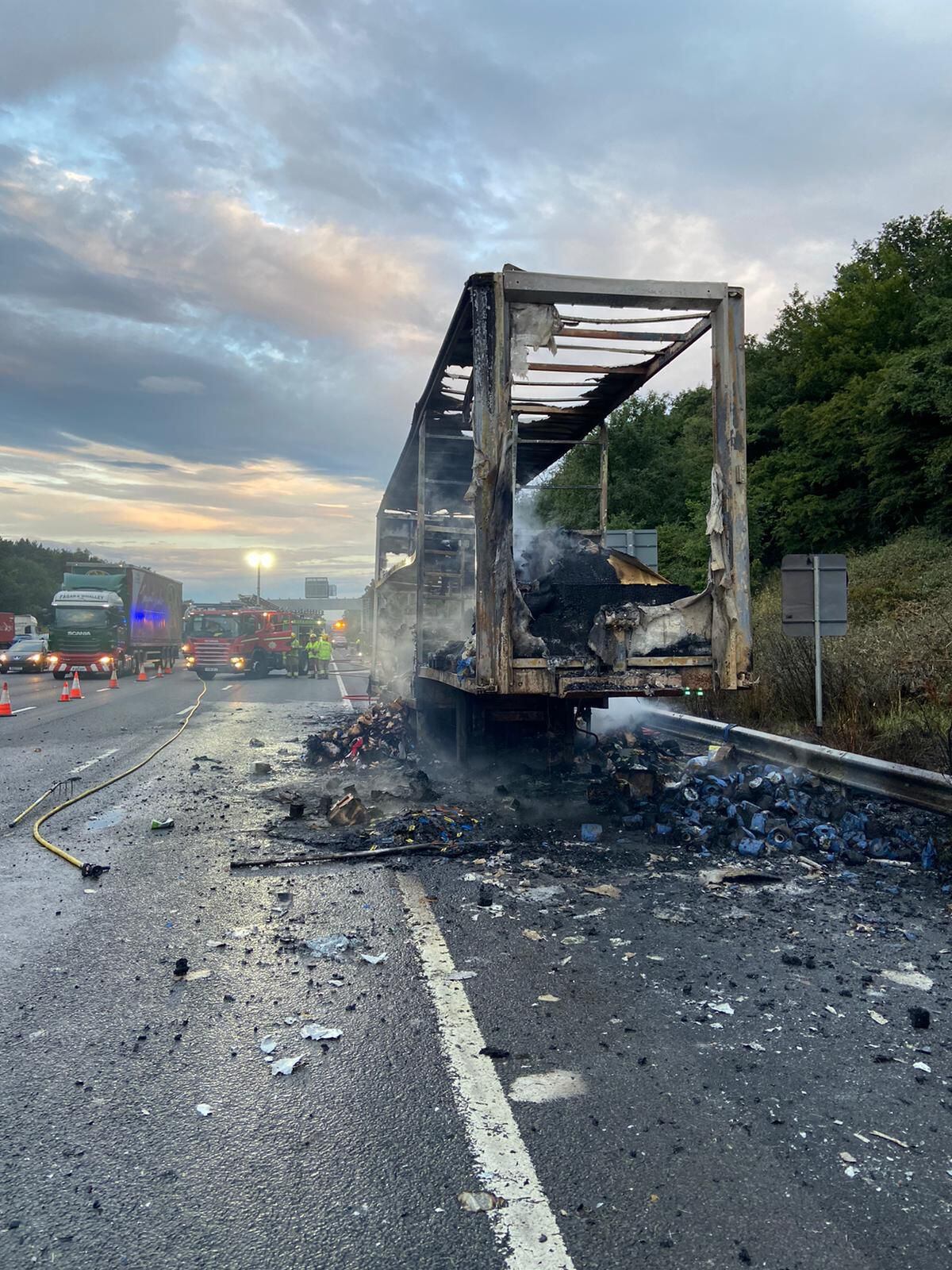 Lorry Fire On M6 Causes Five Miles Of Tailbacks | Express & Star