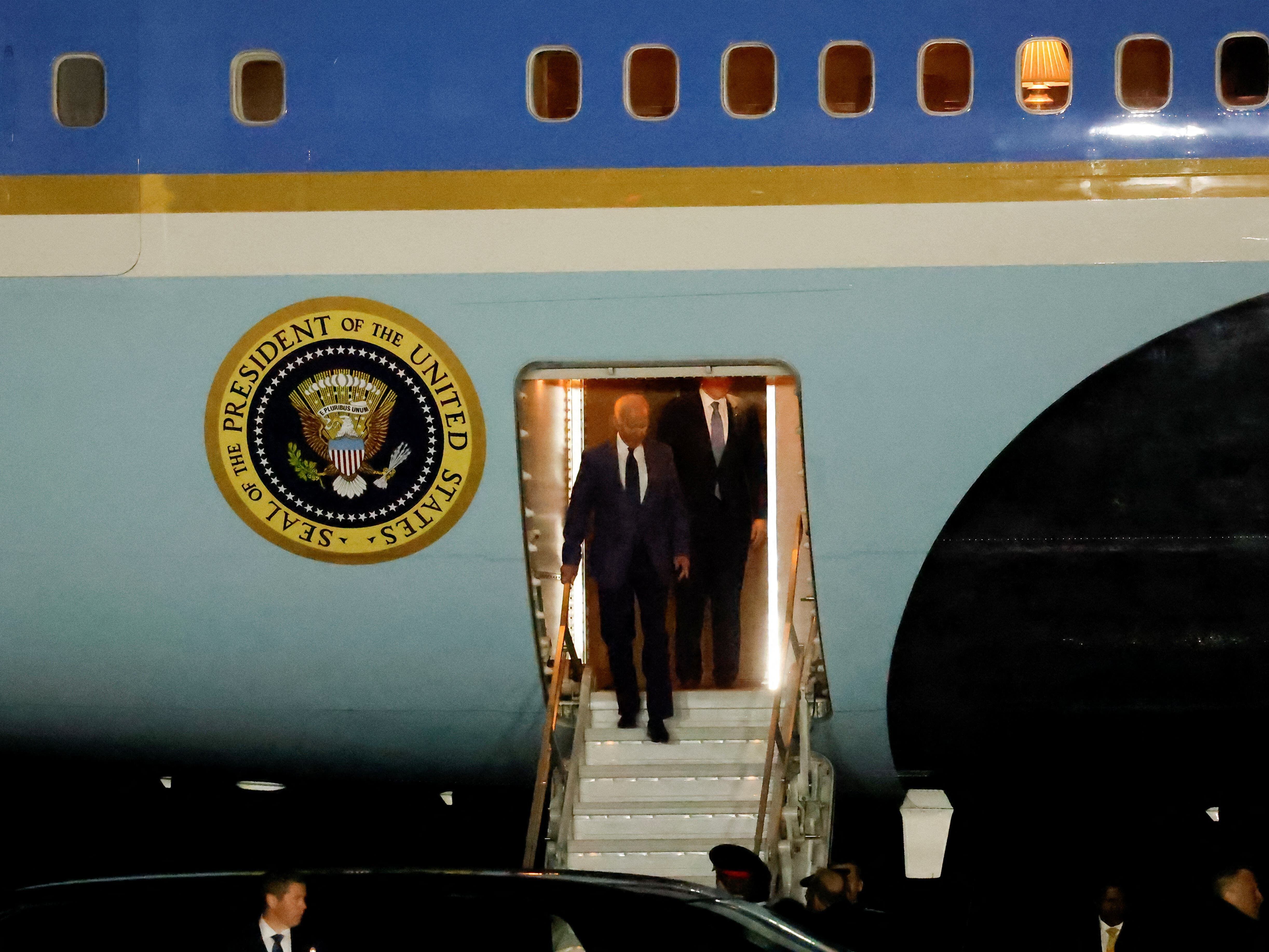 Joe Biden lands in Northern Ireland as part of historic four-day trip