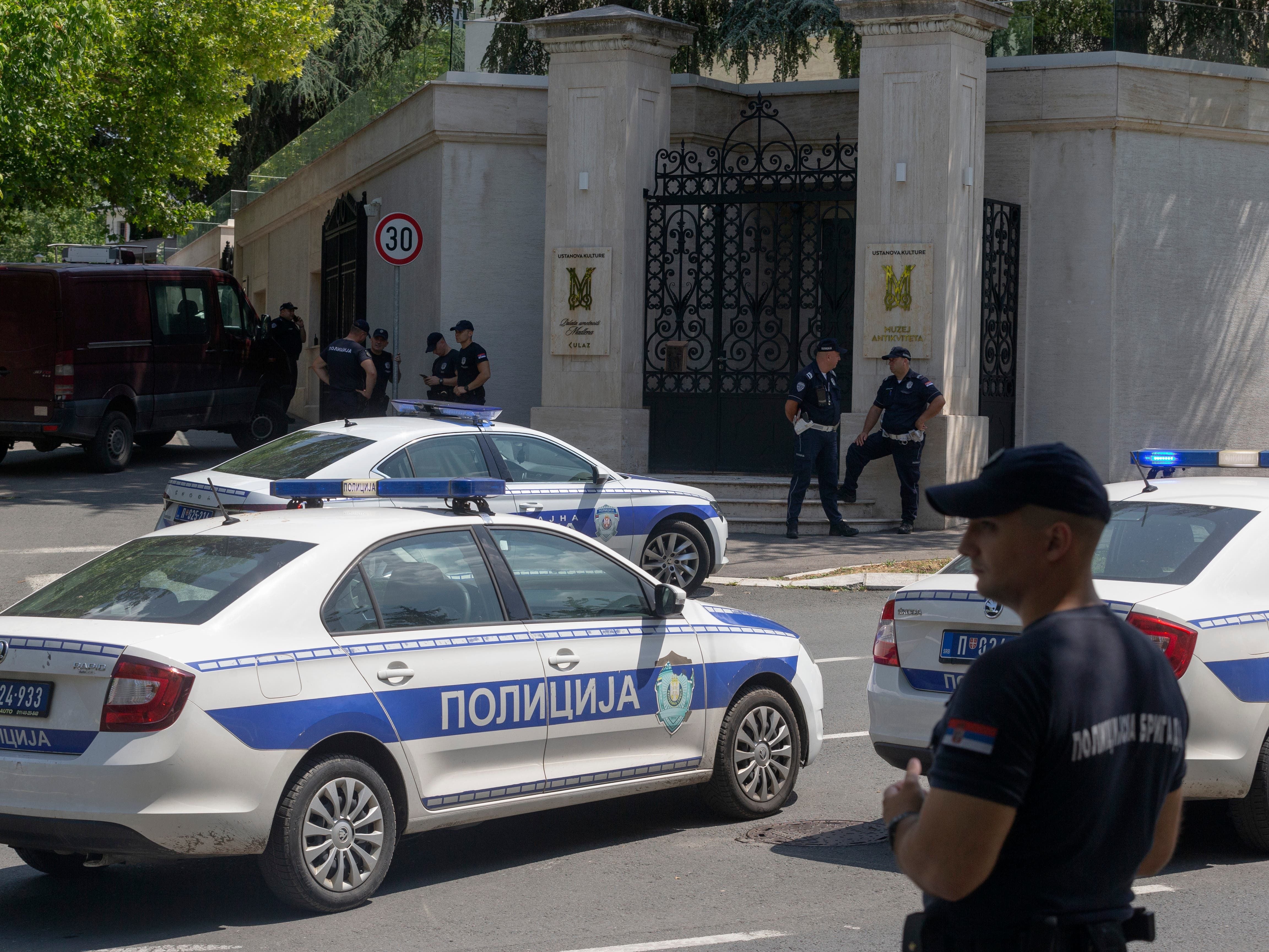 Crossbow attacker wounds police officer guarding Israel’s embassy in Serbia