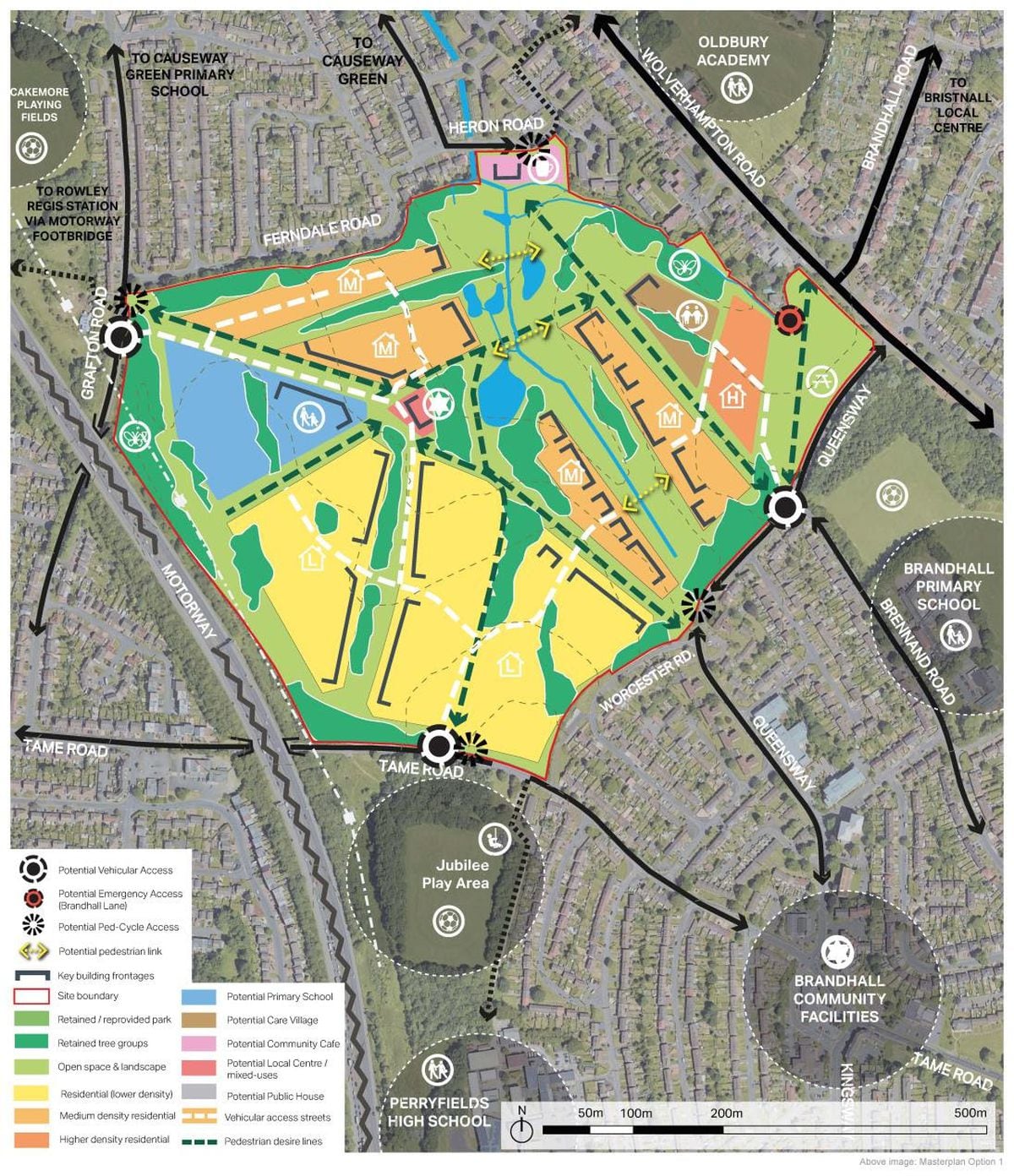 Maps show redevelopment proposals for much-loved Oldbury golf course ...