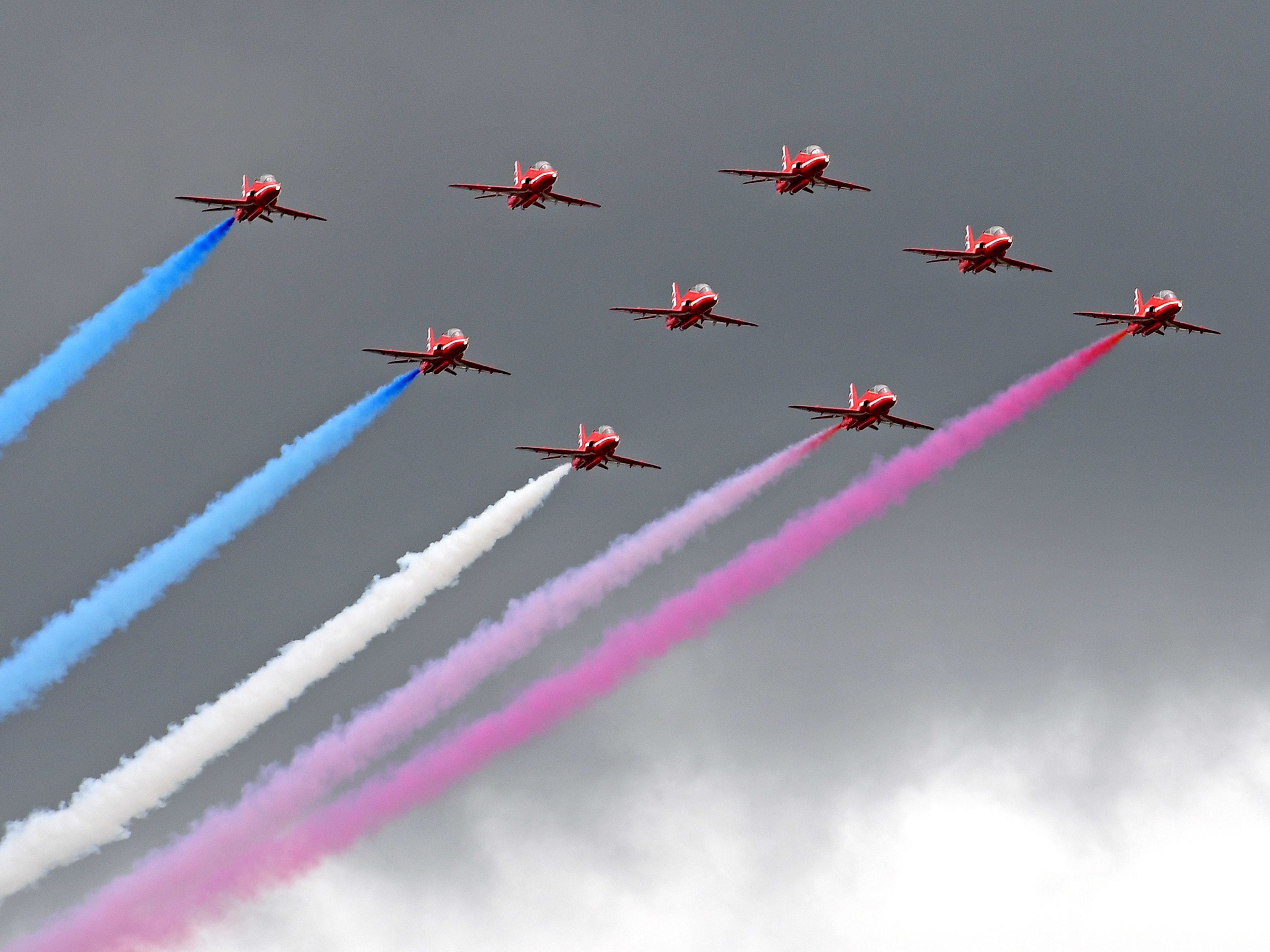 Watch: Planes, military helicopters and the famous Red Arrows amaze and astound at Cosford Air Show