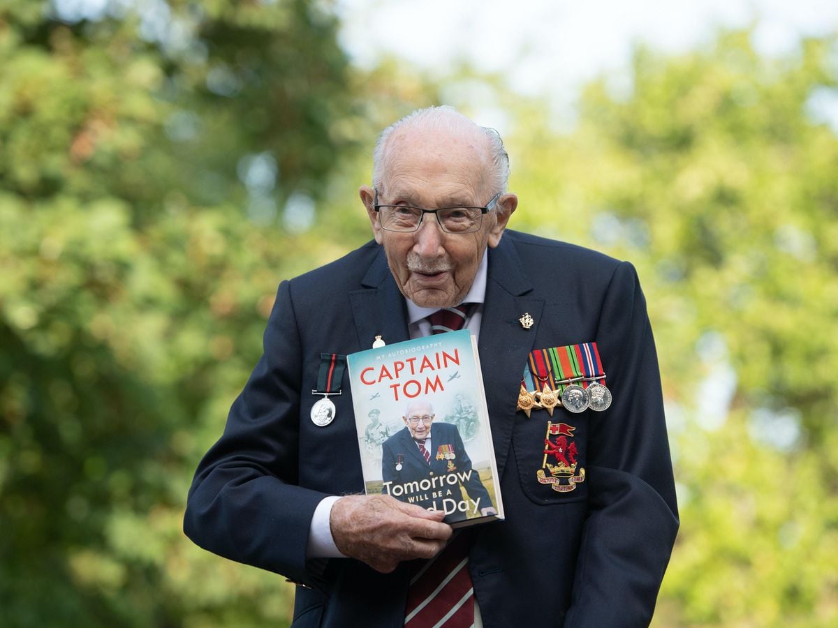 Captain Sir Tom Moore Jokes As He Launches His Autobiography Express Star