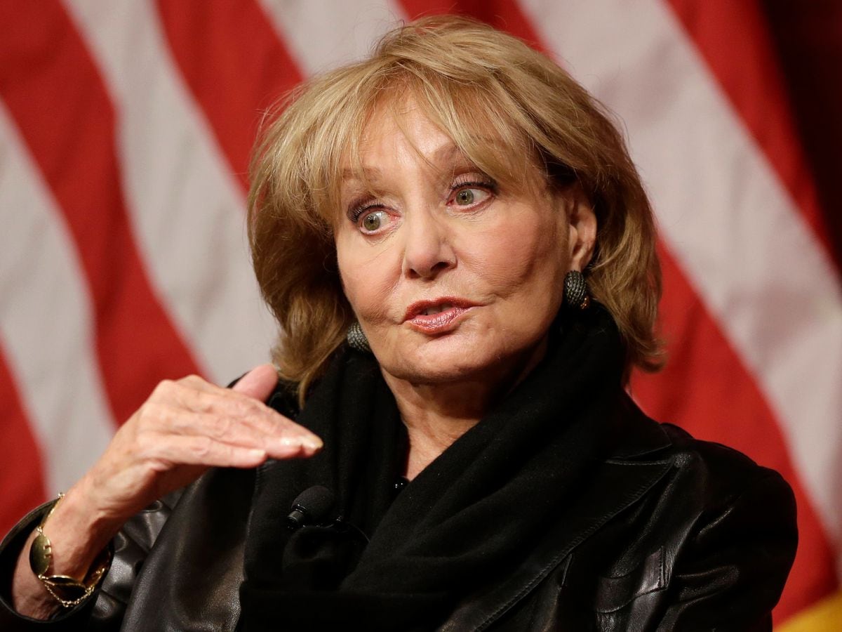 Barbara Walters gestures