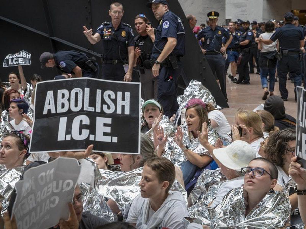 Hundreds Arrested After Mass Protest Against Trump Immigration Policies ...