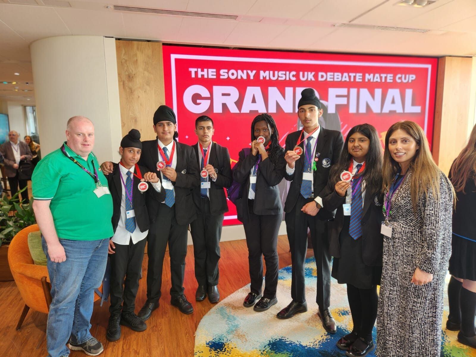 Smethwick school celebrating after finishing second place in national competition