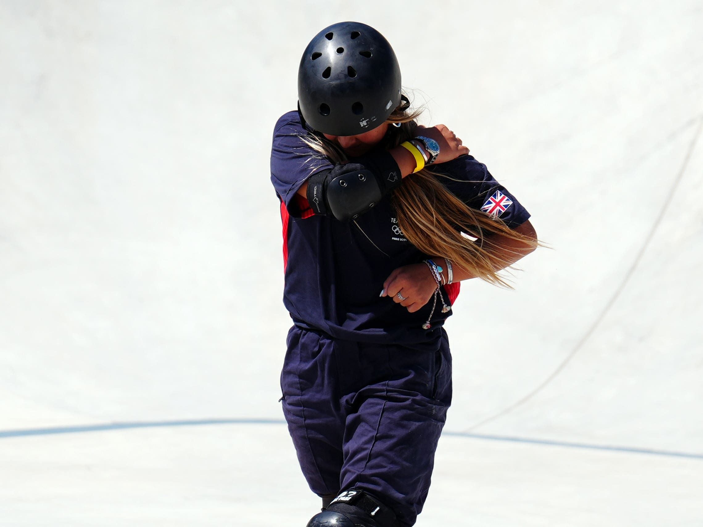 New injury concern for Sky Brown as she qualifies for women’s skateboard final