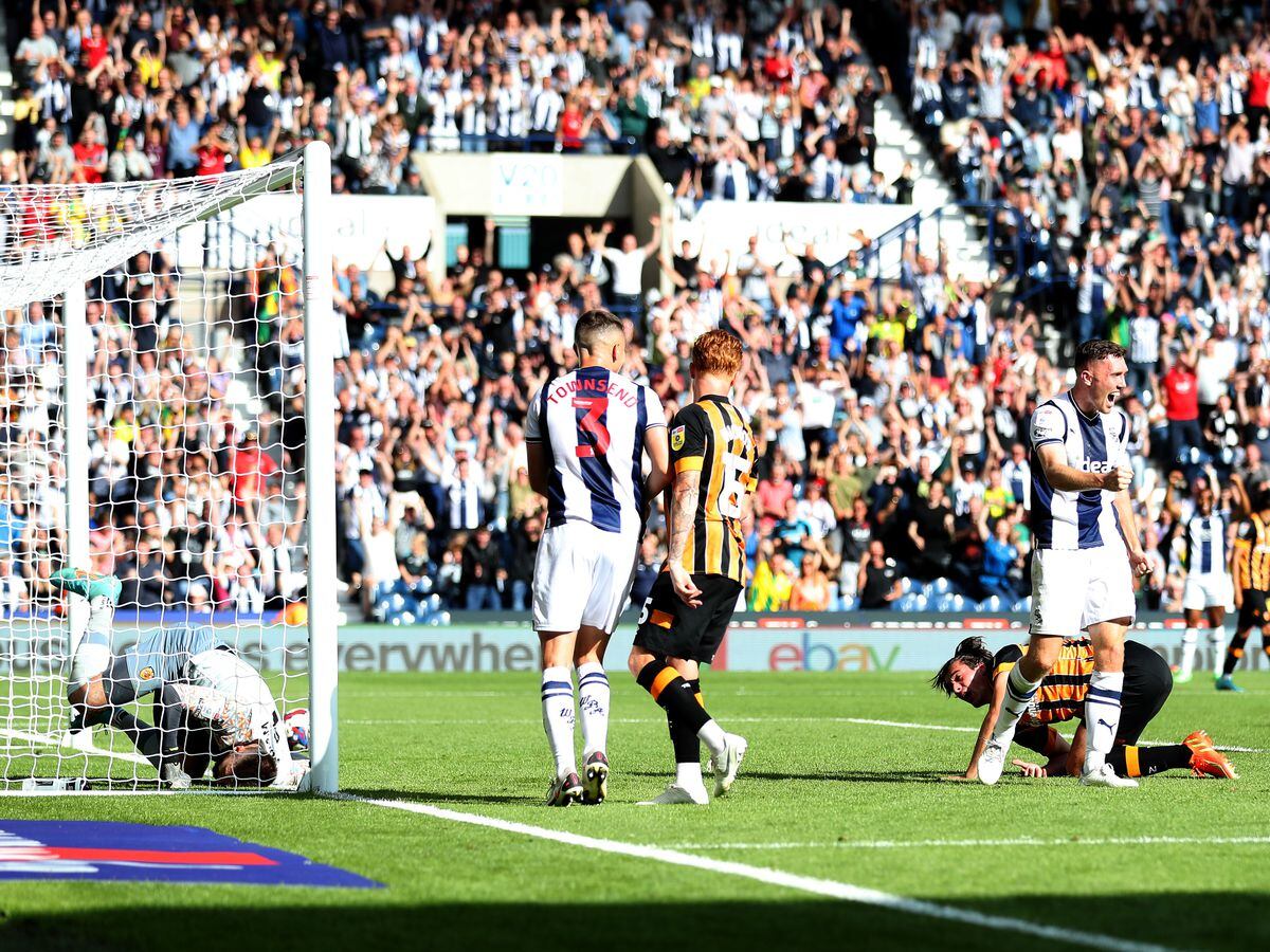 West Brom 5-2 Hull City: Baggies earn first win of season in