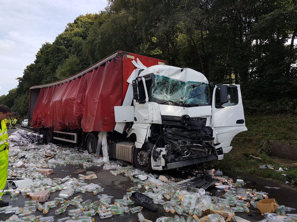 Three-hour Delays After M6 Lorry Crash - With PICTURES | Express & Star