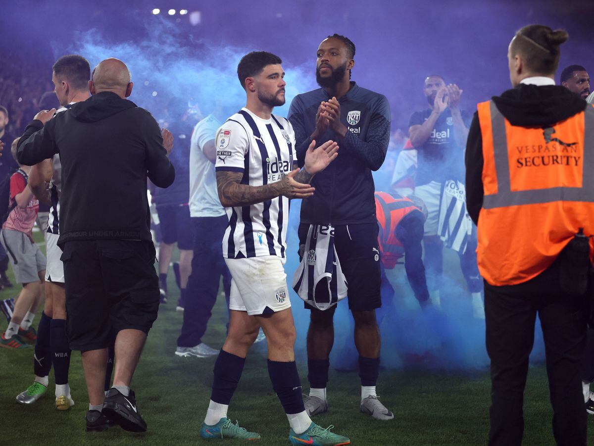 West Brom fans salute players who came to applaud amid Southampton pitch invasion ‘carnage’