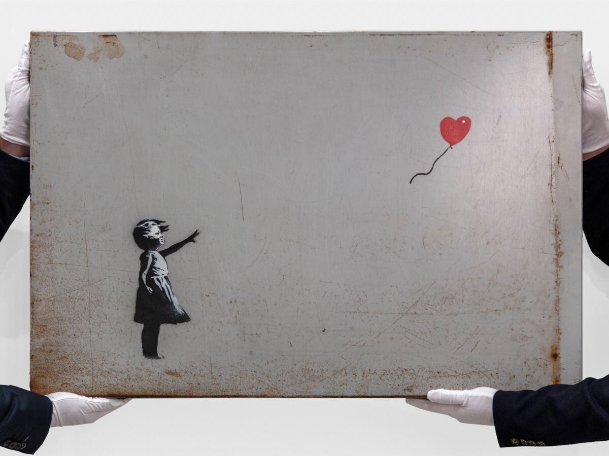 banksy vandalised oils