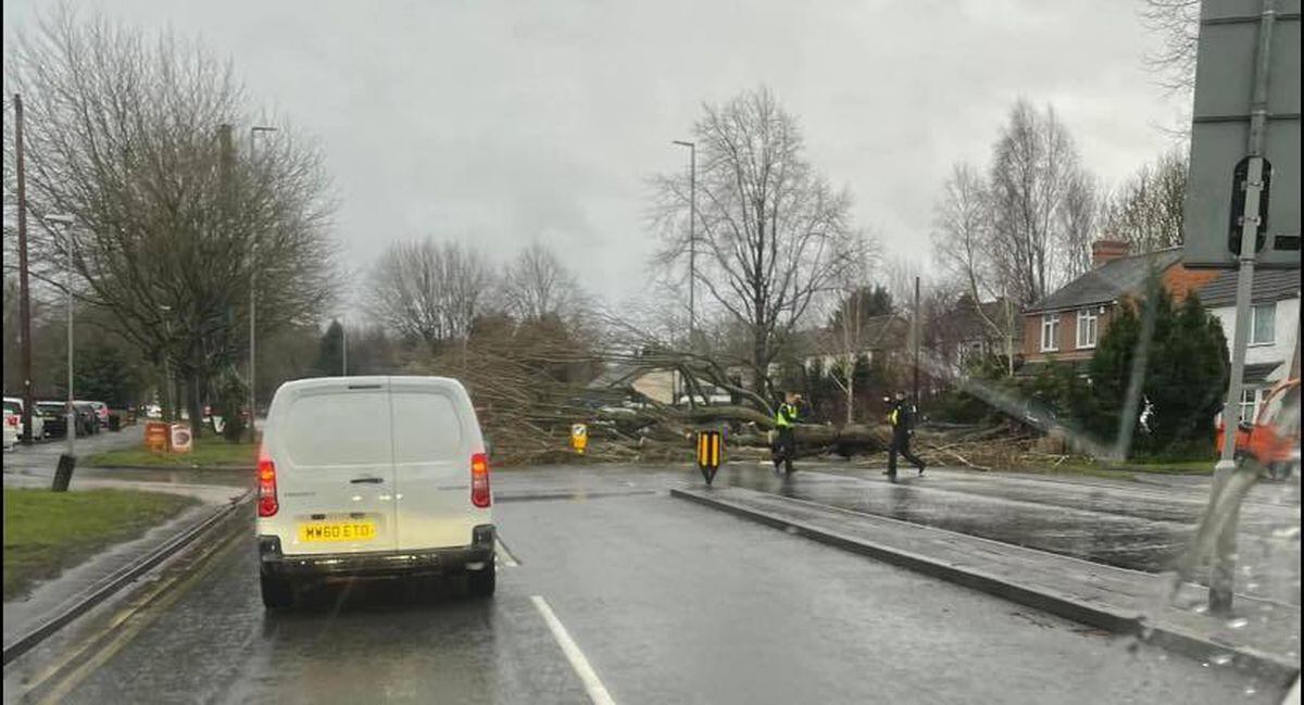 Storms bring wall crashing down into Wolverhampton family's new ...