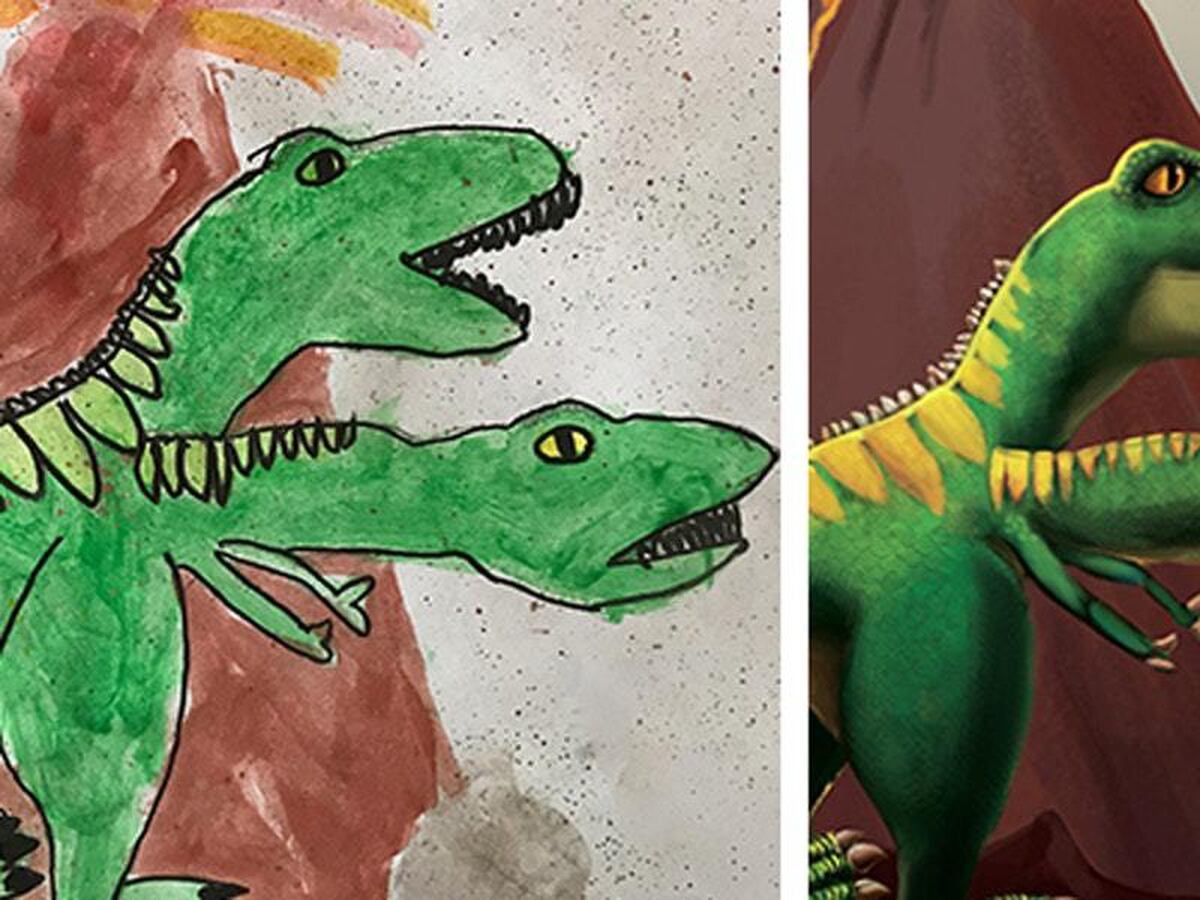 This palaeontologist brought children’s dinosaur drawings to life and