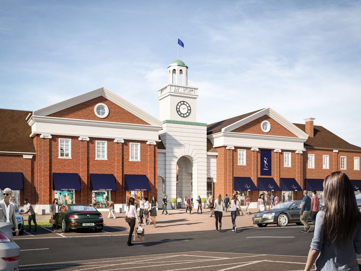 Latest images showcase work on Cannock designer outlet village