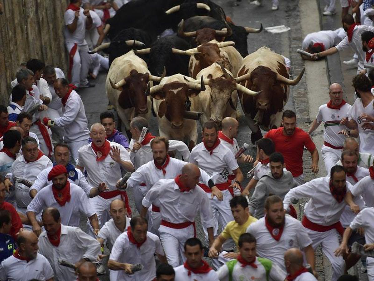 Four in hospital after running of the bulls in Pamplona | Express & Star