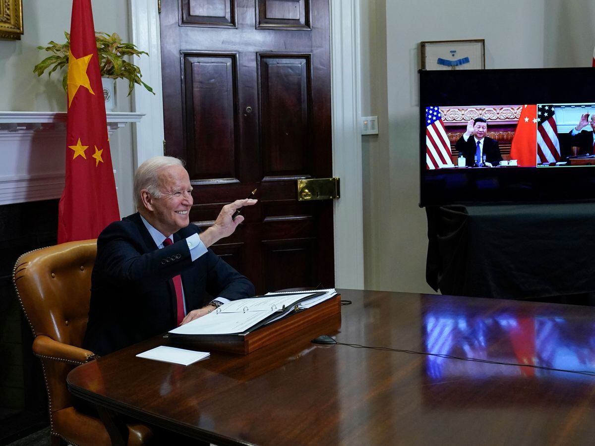 Joe Biden And Xi Jinping Hold Virtual Summit | Express & Star