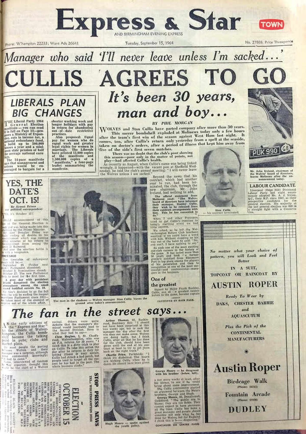 The Stan Cullis Story - In Headlines 