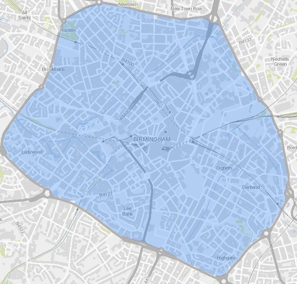 Birmingham Clean Air Zone Area Map   HNYJSPUO7NDWTF6B7VEKATL36M 