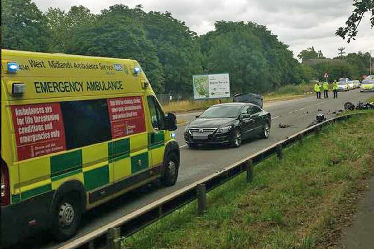 Biker Airlifted After Stafford Crash | Express & Star