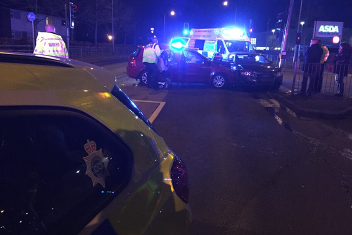 Cannock road closed after two car crash Express Star