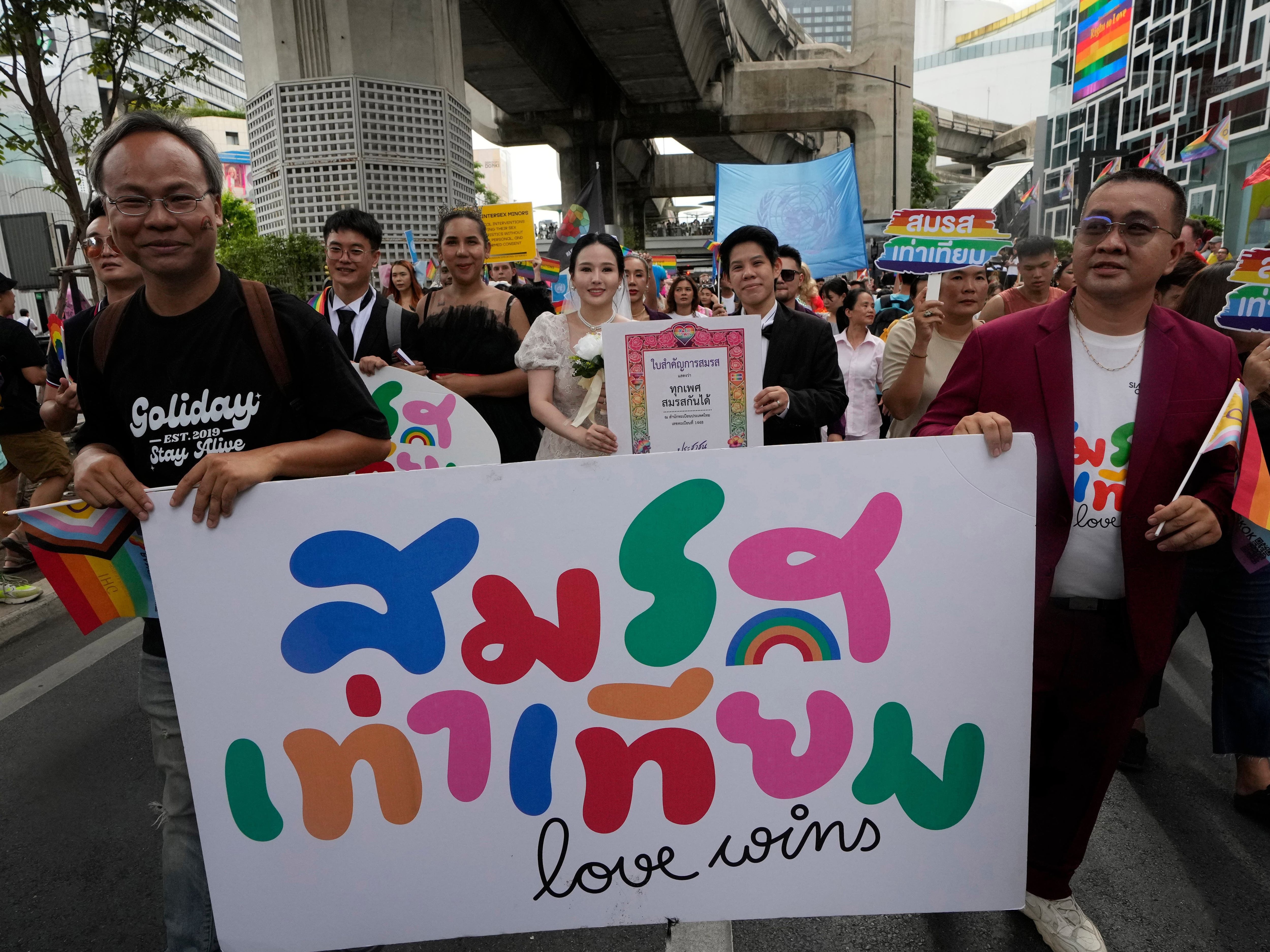 Thailand becomes first country in south-east Asia to allow same-sex marriage