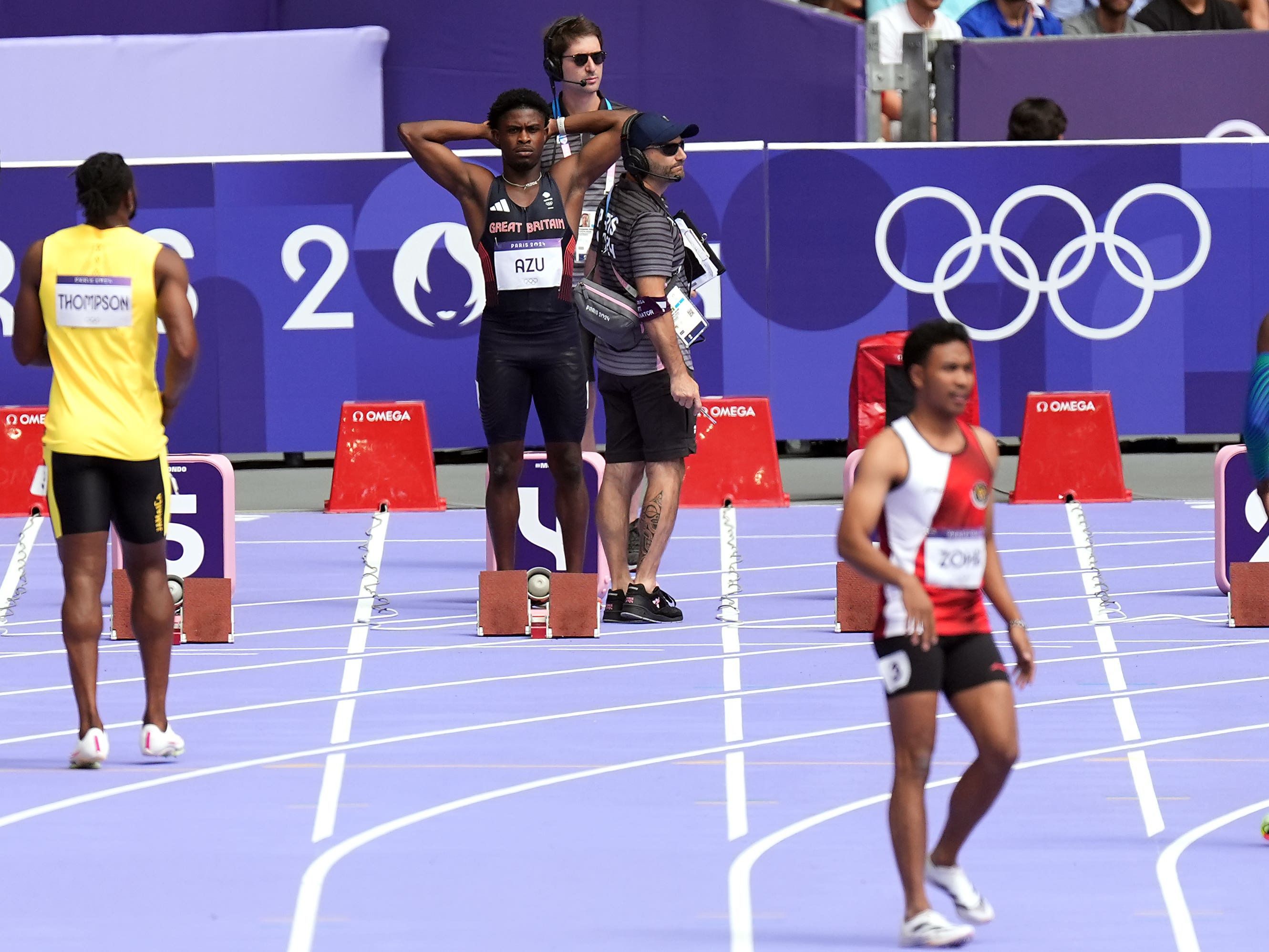 Despair for Jeremiah Azu after disqualification from 100 metre