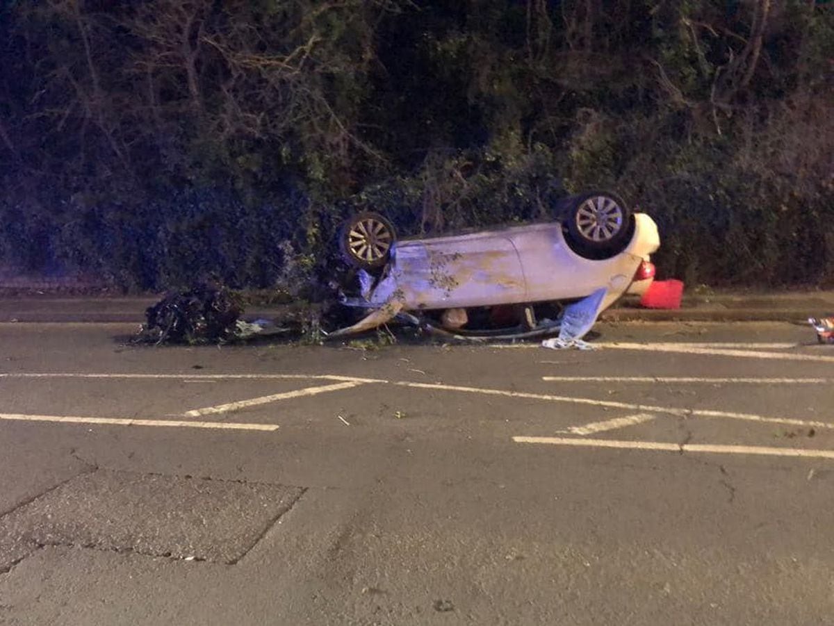 Driver Able To Leave Car After It Fell 50 Metres Down Bank In ...