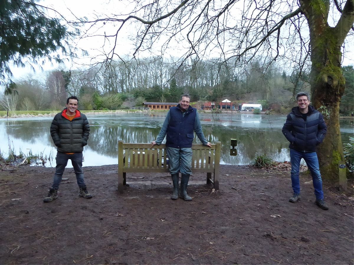 Dominic Wood, James Binnian Et Richard Mccourt À Bodenham Arboretum