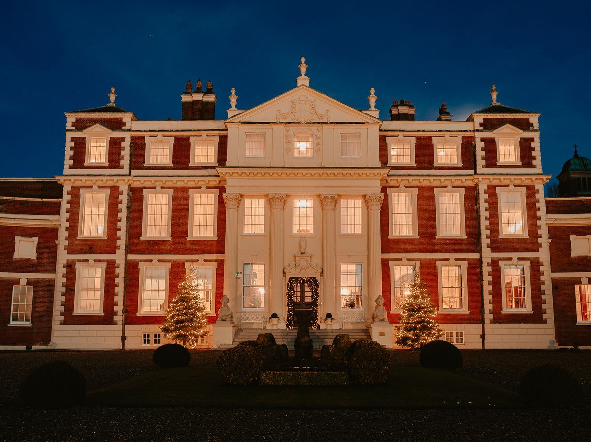 Covid not stopping Christmas as Hawkstone Hall decked with boughs of