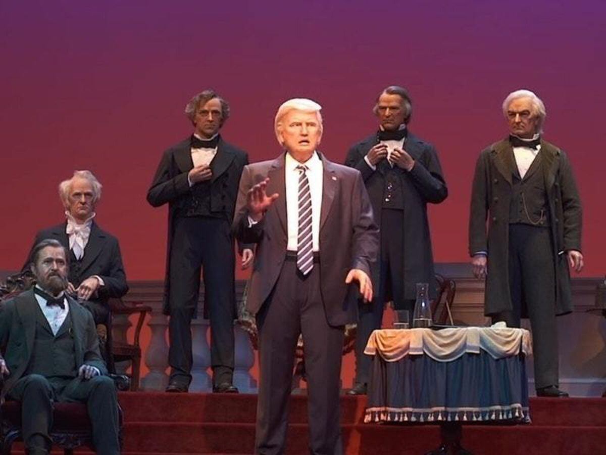 The New Donald Trump Robot At Disney World Is Really Freaking People ...