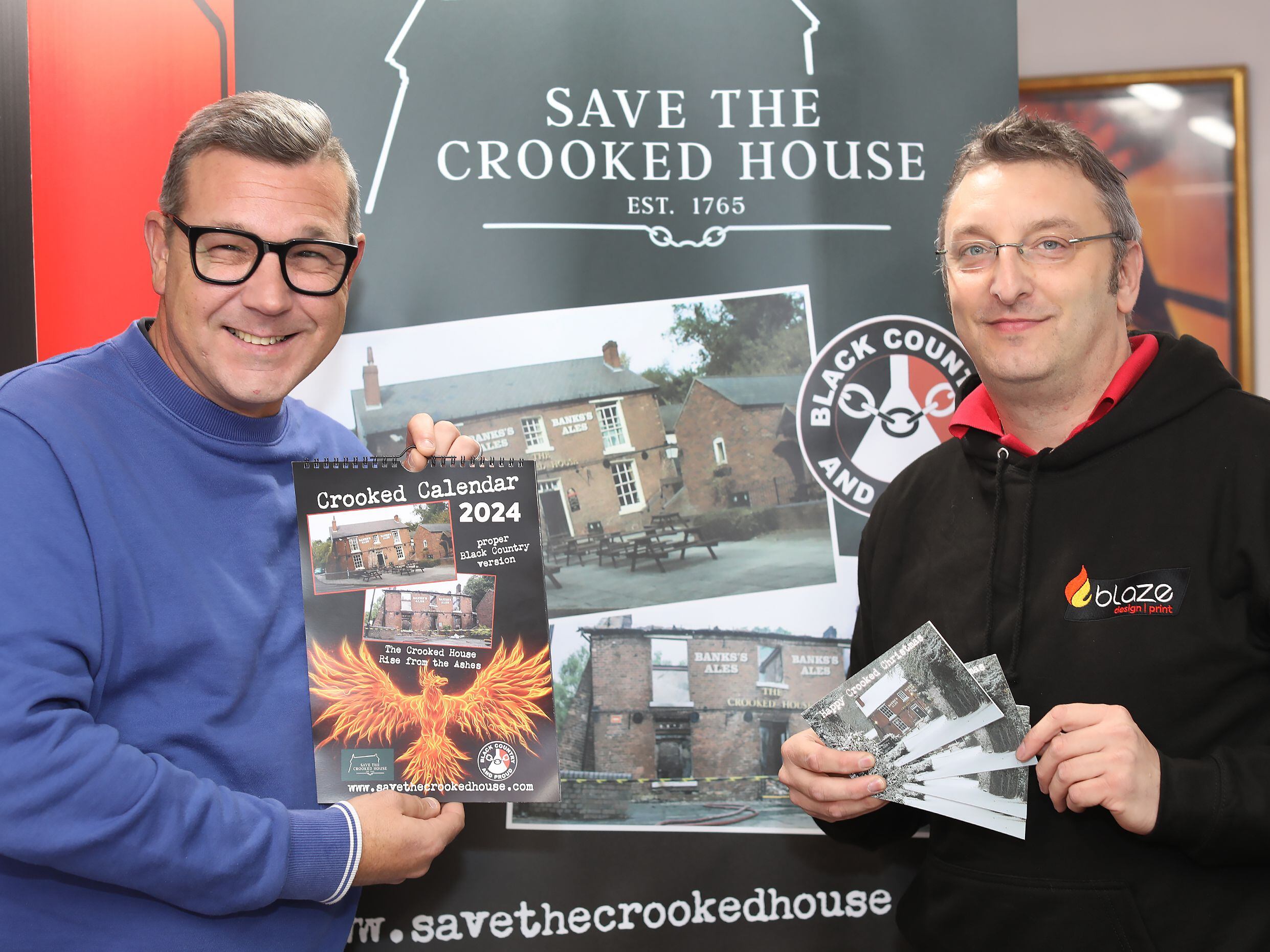 Crooked House calendars and Christmas cards go on sale – and are just as wonky as the famous pub