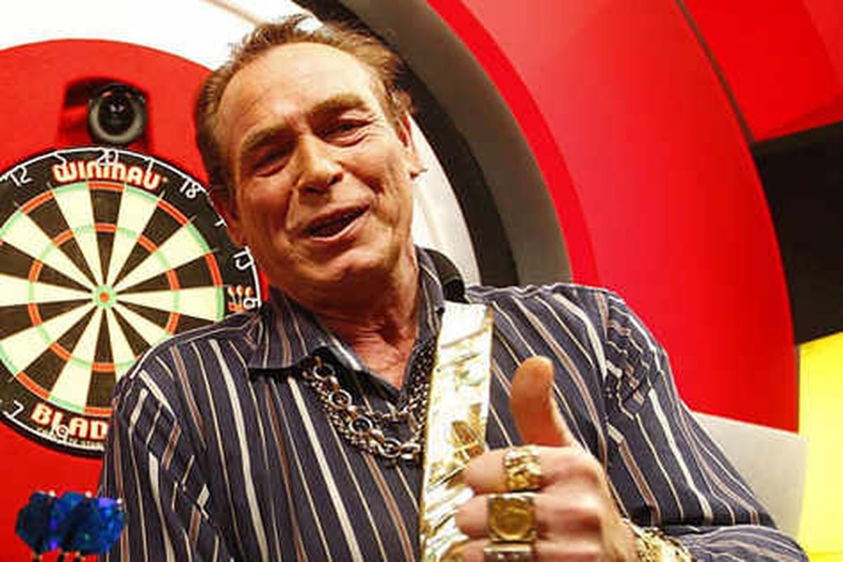 Bobby George at charity darts event | Express & Star