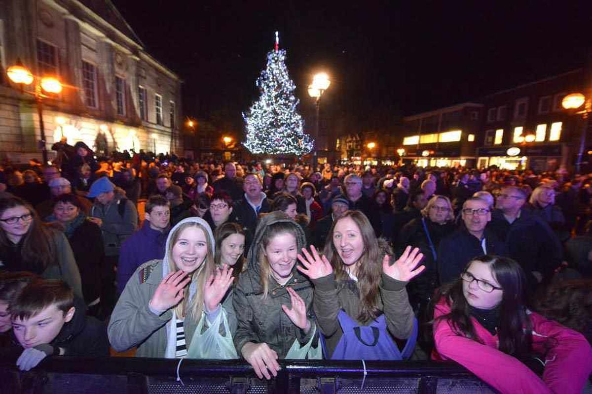 In pictures Stafford's Christmas lights switchon Express & Star