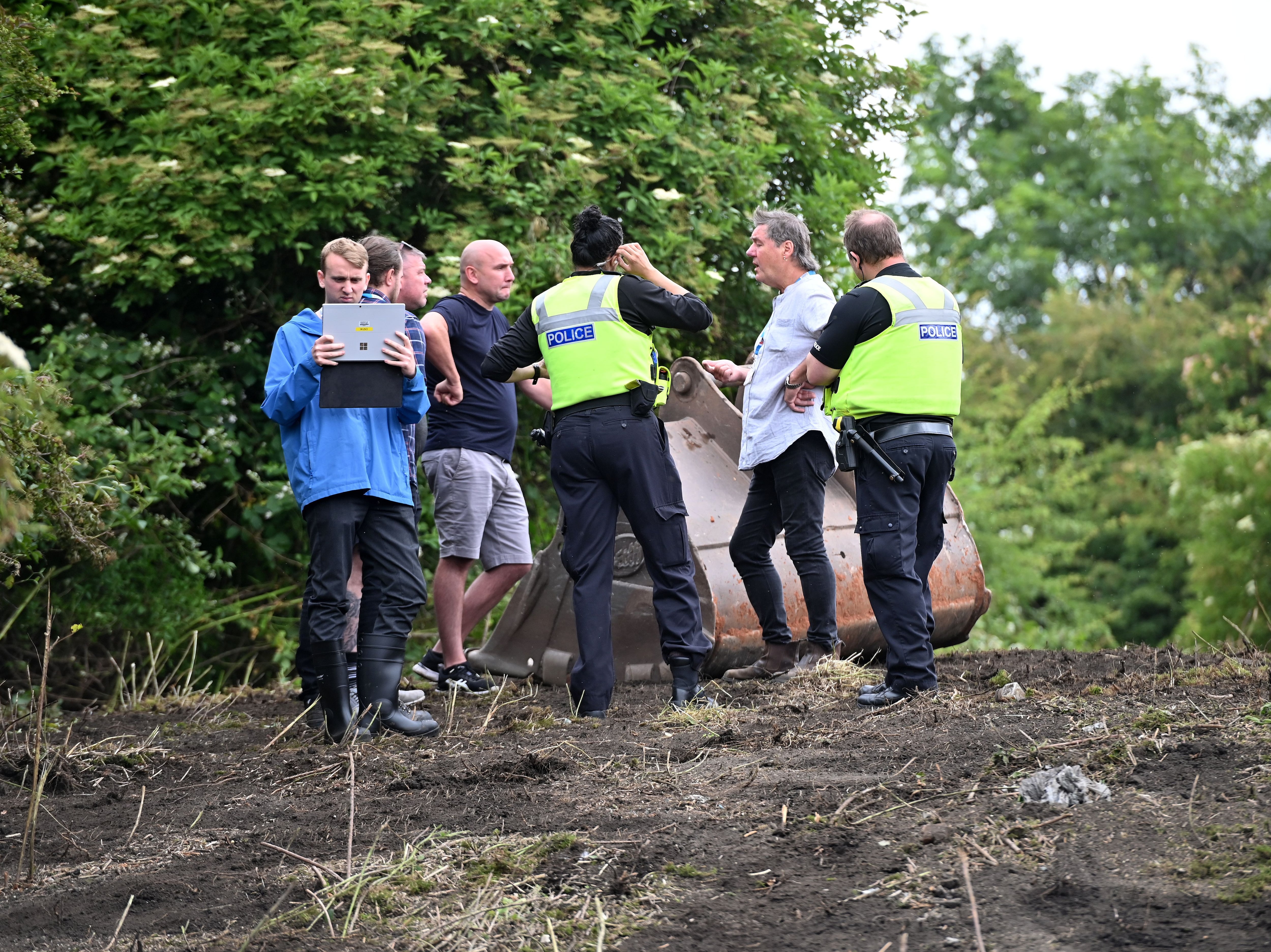 Residents enter row with developers after digging works start in Gornal Wood