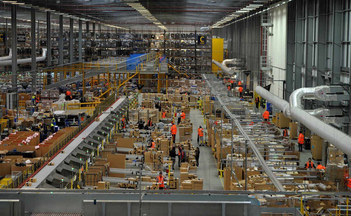 See Inside Amazon's Massive Midland Warehouse As It Counts Down To ...