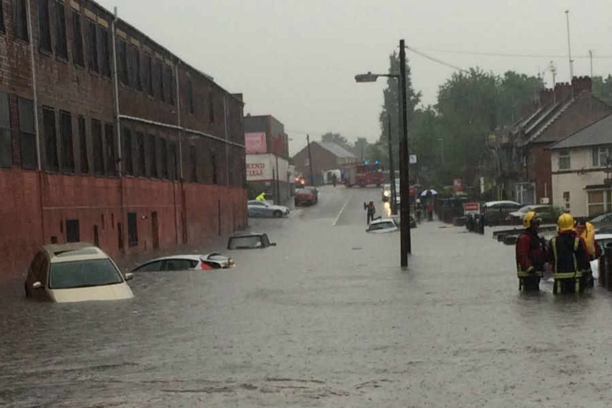 Flooding in the West Midlands Schools closed in wake of heavy