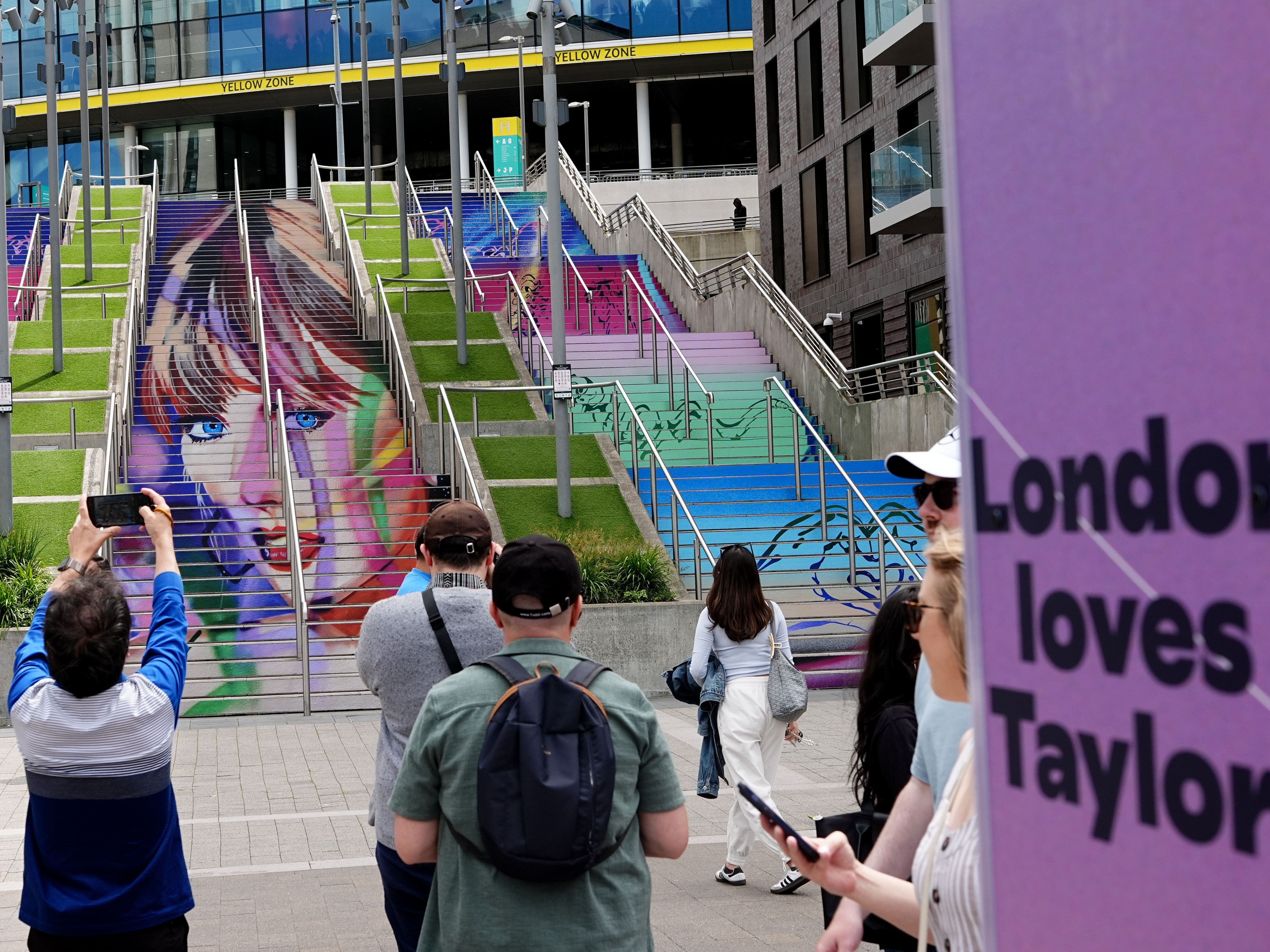 Swifties spending up to £300 on merchandise at Wembley pop-up shop