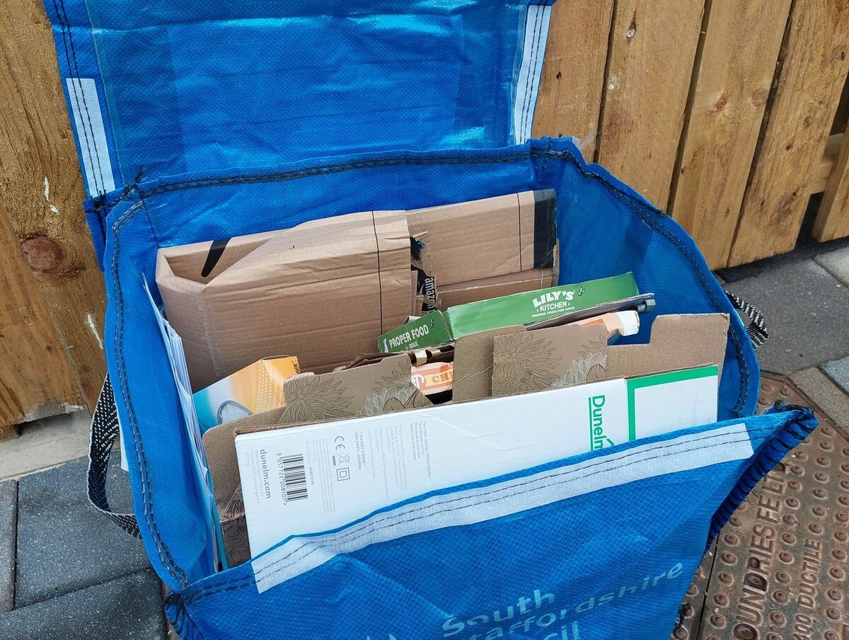 Shropshire Council on X: The blue bags for paper & cardboard recycling are  now being delivered in the Shrewsbury area. Link for FAQ's below.    / X