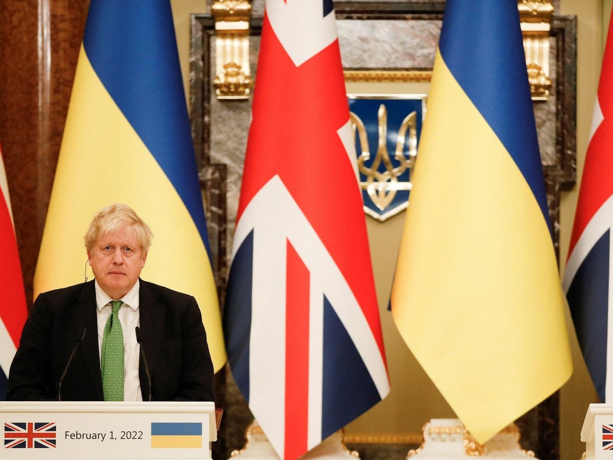 Boris Johnson Uses Ukraine Trip To Urge Russia To ‘step Back’ | Express ...