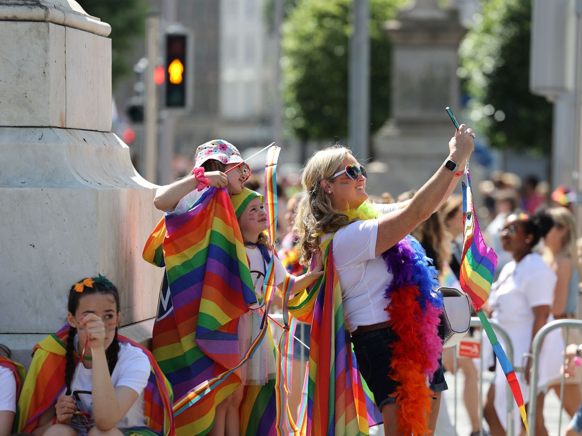 Thousands march through Dublin for Pride parade 40th anniversary