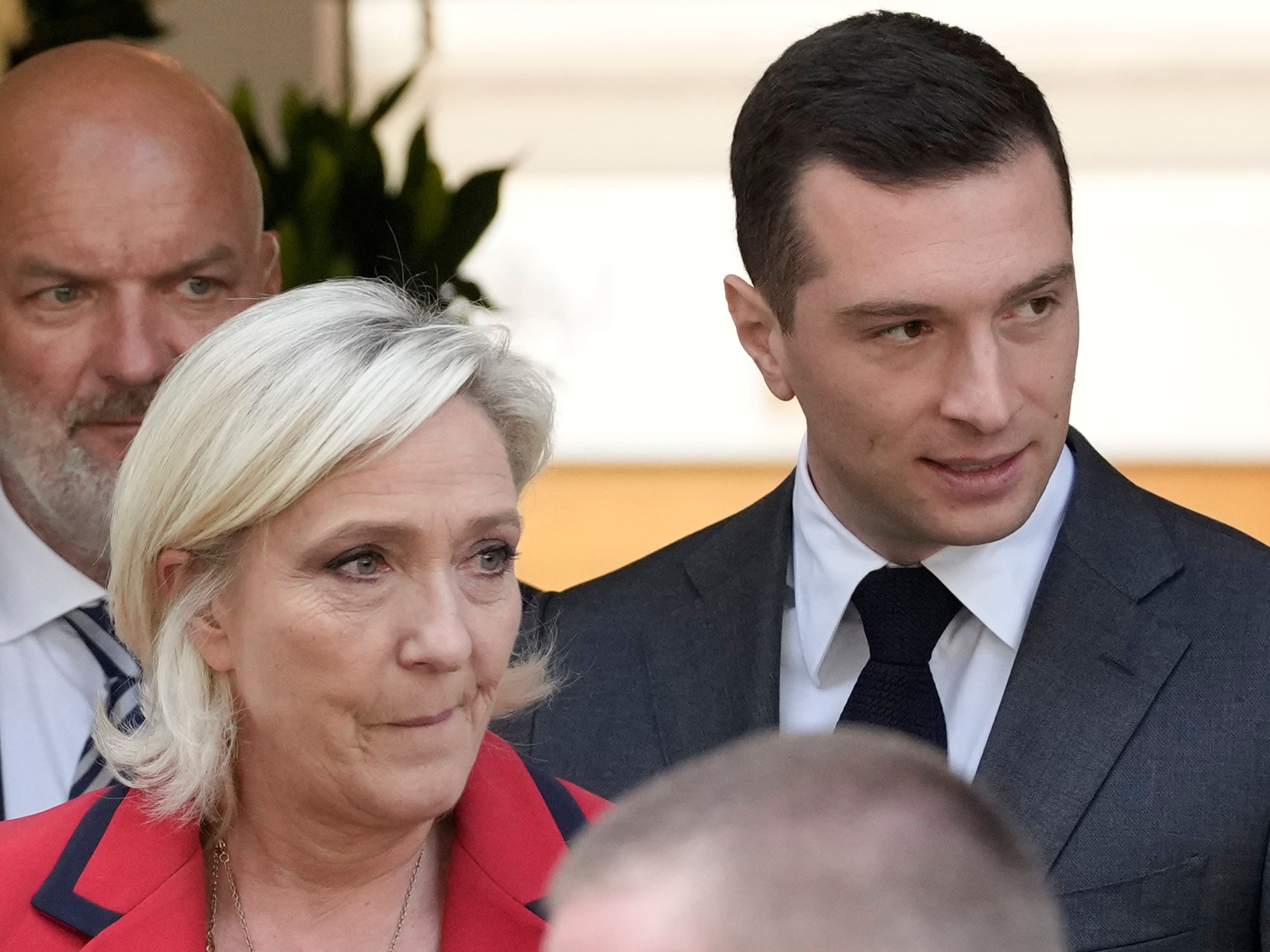 Marine Le Pen questions French president’s role as army chief ahead of elections
