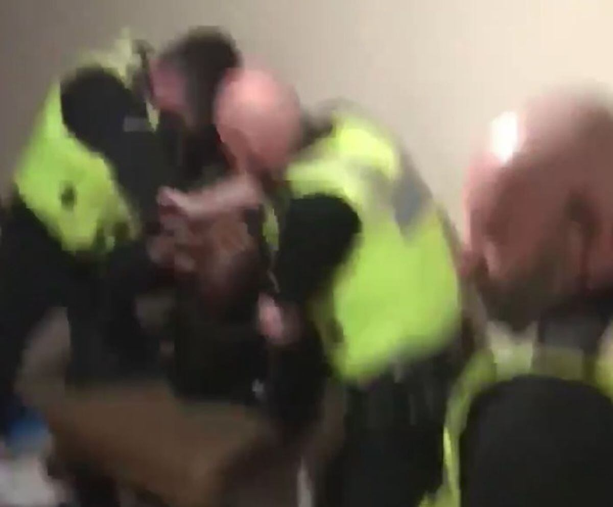 Investigation As Video Of West Midlands Police Restraint Goes Viral Express And Star