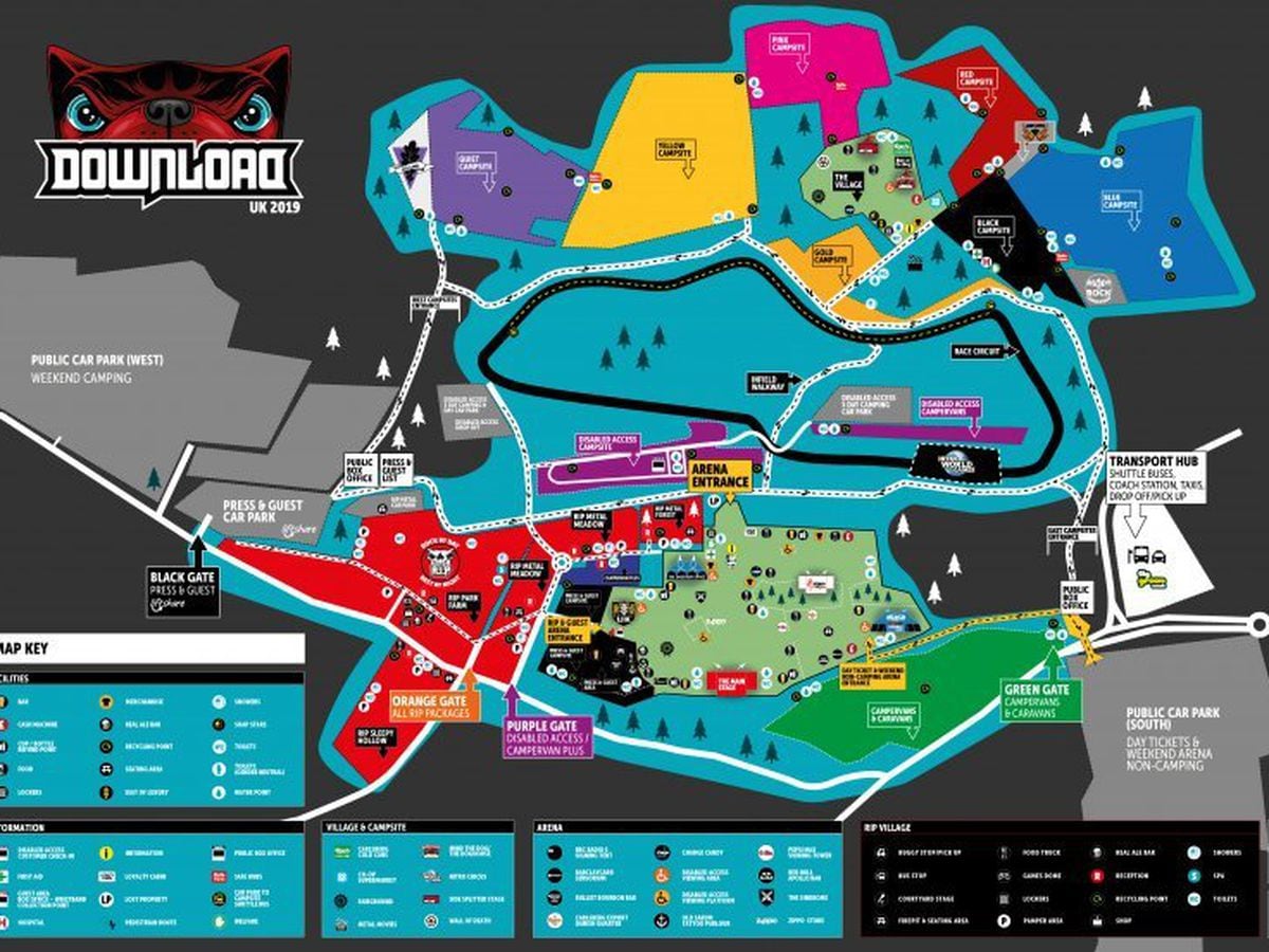 Access the Guest Car Park at Download Festival 2018 by using