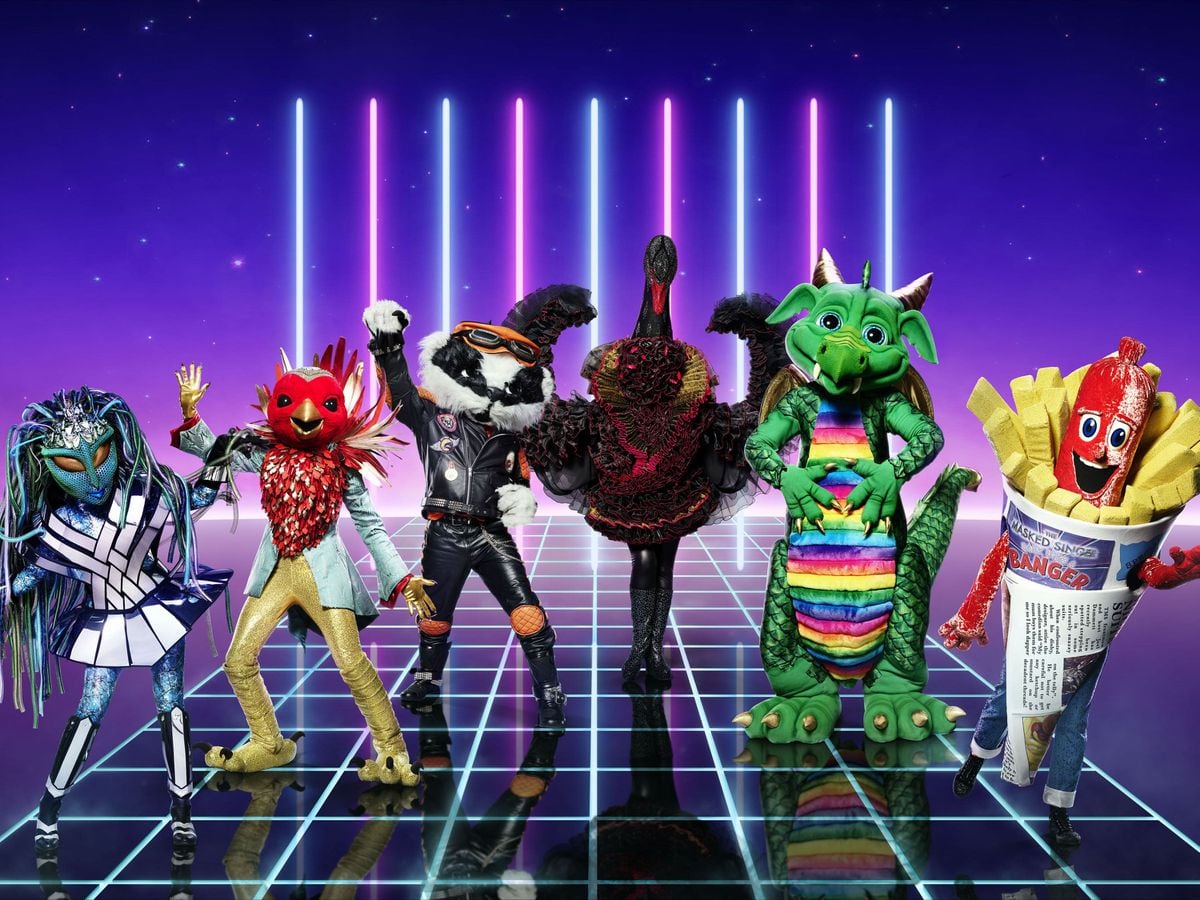 Dragon And Harlequin Revealed On The Masked Singer In Double Elimination Express Star - drago mask canal brawl stars