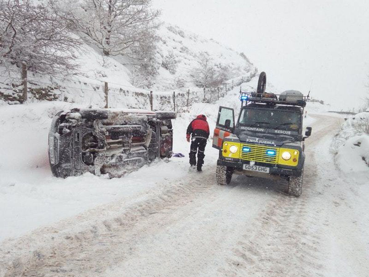 Mountain rescue teams called out to rescue stranded drivers and ...