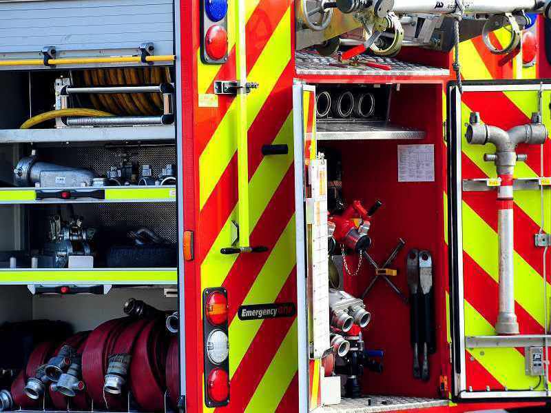 Residents urged to keep doors and windows closed while fire is dealt with