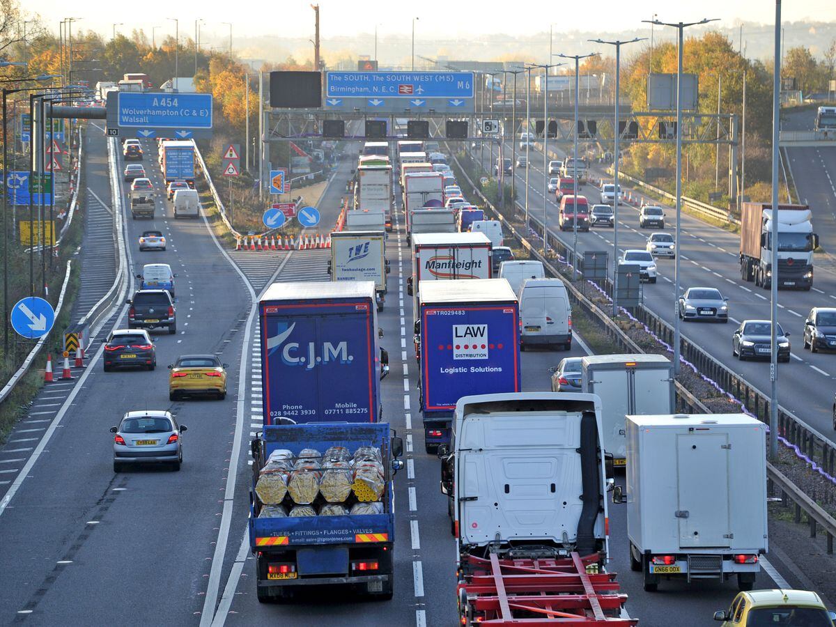 All lanes on M6 northbound re opened following vehicle fire